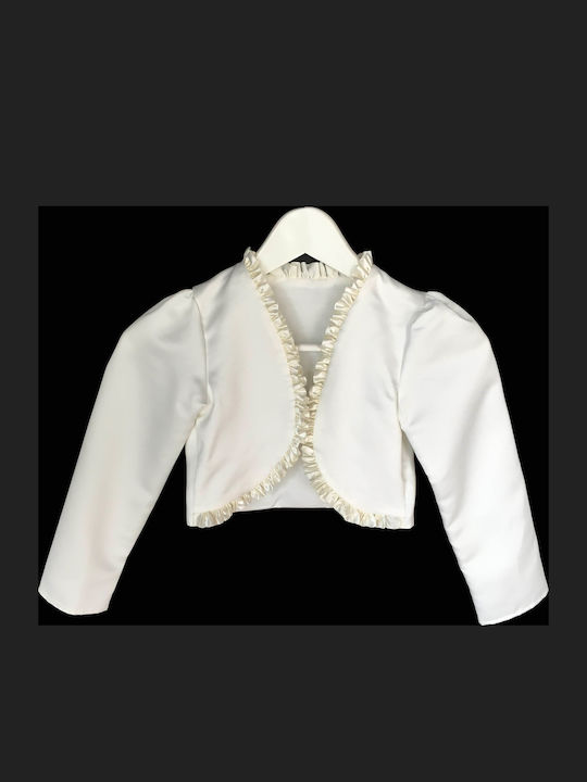 Детско Болеро White, Ivory