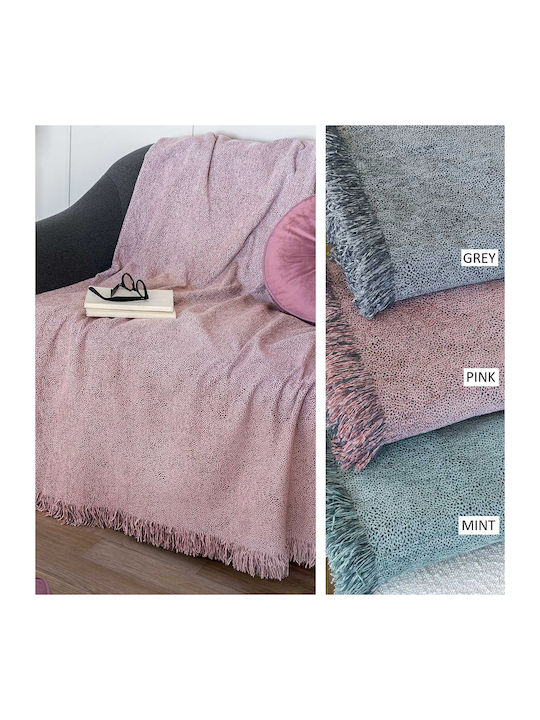 Palamaiki Ada Ριχτάρι Πολυθρόνας Chenille 180x180εκ. Grey