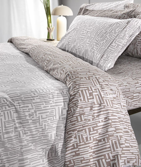 Guy Laroche Cuba Module Cearceafuri De Pat King Size 270x265 Cm Gri 4 Bucăți