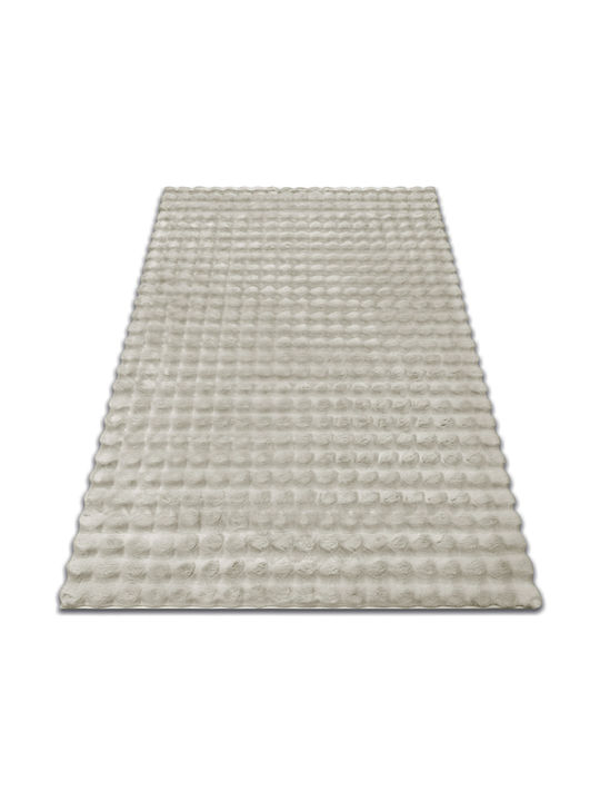 3d Bubbles Χαλί Ορθογώνιο Γούνινο με Κρόσια Βιζόν 200x270cm