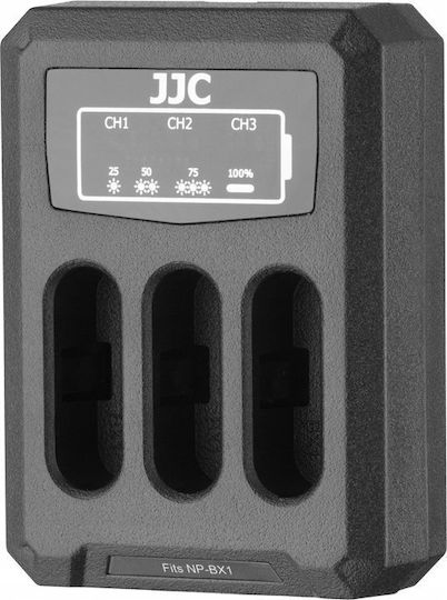 Jjc Dreifach Kamera-Ladegerät Jjc Dch-npbx1t Für Np-bx1 Batterien