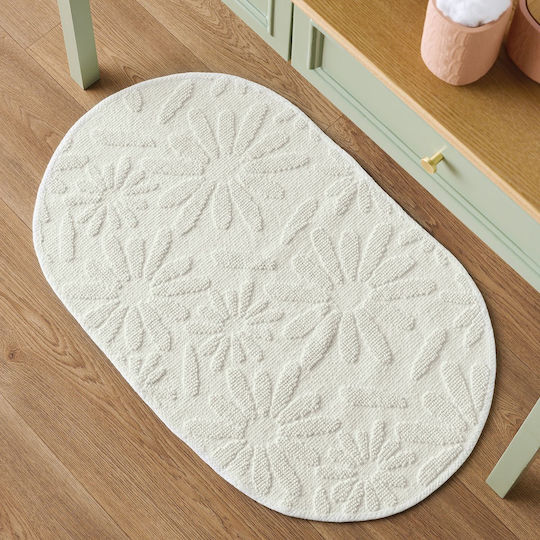 Kentia Bath Mat Cotton Oval Camilo 000079760 12 50x80cm