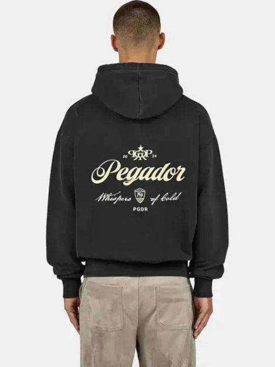 Sweatshirt with Hood Vintage Black