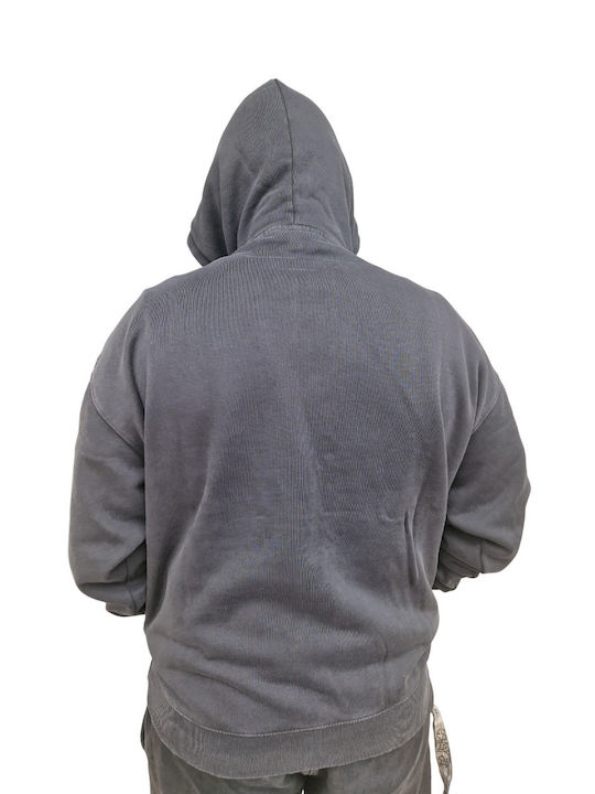 Суитшърт с Качулка Washed Black