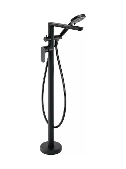 Deante Mixing Bathtub Shower Faucet Thermostatic Complete Set Black
