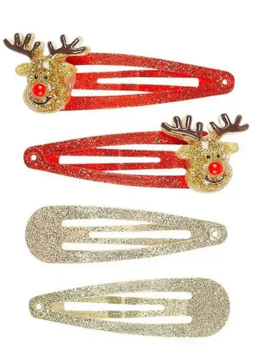 Hair Clips Reindeer