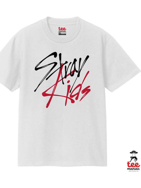 Stray Kids Κλασικό T-shirt Διπλής Ραφής Χωρίς Πλευρικές Ραφές Λευκο 100% Βαμβάκι Vegan & Oeko-tex Πιστοποιημένο Stray Kids Κλασικό T-shirt Διπλής Ραφής Χωρίς Πλευρικές Ραφές Λευκο 100% Βαμβάκι Vegan & Oeko-tex Πιστοποιημένο