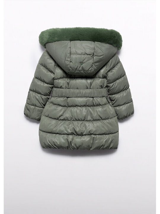 Kids Casual Jacket with Hood Green