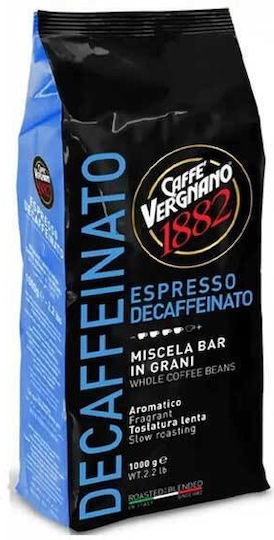 Caffe Vergnano 1882 Καφές Espresso Decaffeine σε Κόκκους 1kg