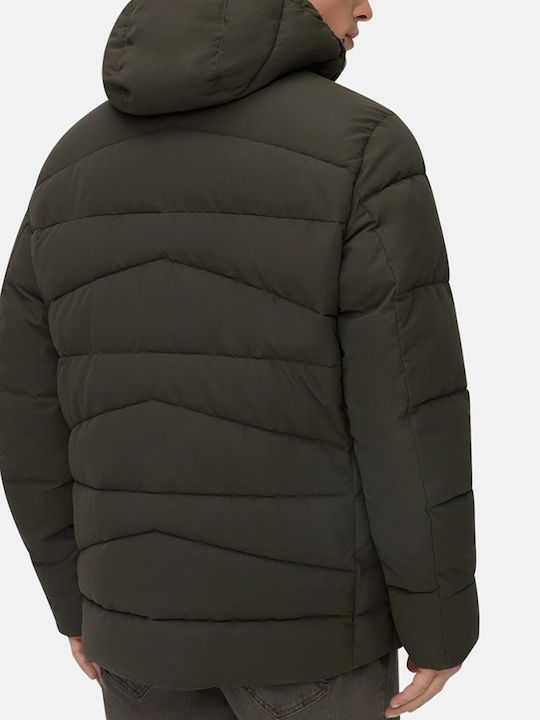 Μπουφάν Puffer Dark Brown