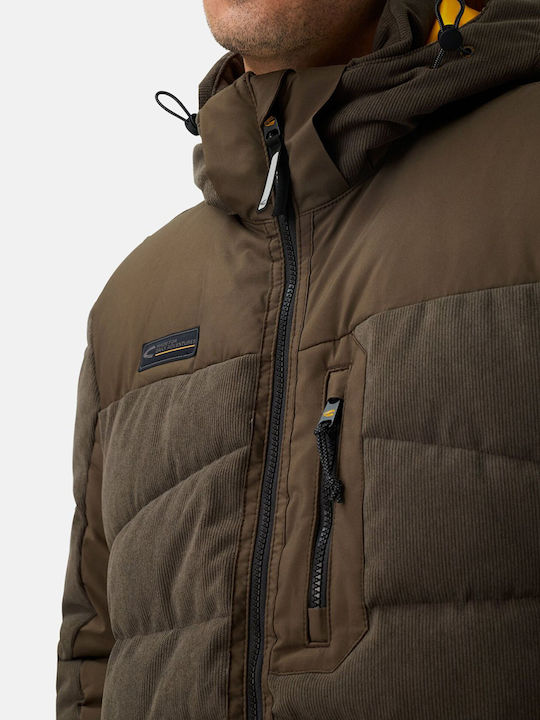 Μπουφάν Puffer Dark Brown