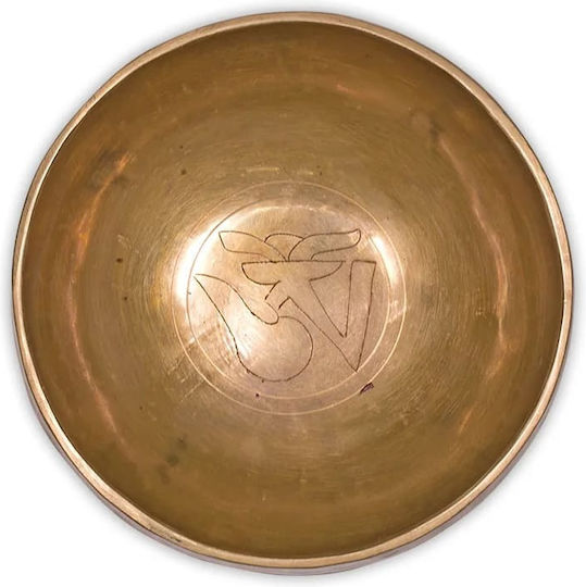 Handmade Meditation Bowl Ohm Engraving – Nepal Singing Bowl 17cm