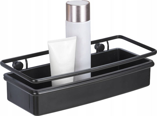Wenko Montat pe perete Raft Baie Metal Gri Wenko Montat pe perete Raft Baie Metal Gri