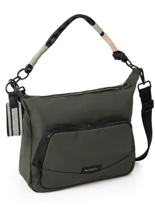 Damentasche Schultertasche Khaki