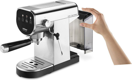 Zelmer Automatic Espresso Machine 1360W Pressure 20bar Silver ZCM7300