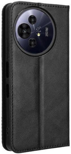 Magnetic Wallet Piele / Piele artificială / Silicon Negru (TCL 50 NXTPAPER 5G / TCL 50 Pro NXTPAPER 5G)