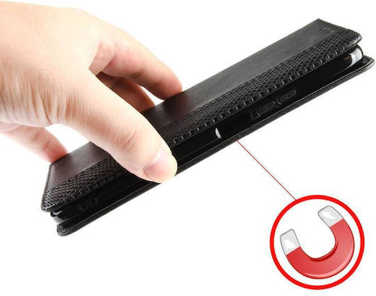Magnetic Wallet Piele / Piele artificială / Silicon Negru (TCL 50 NXTPAPER 5G / TCL 50 Pro NXTPAPER 5G)