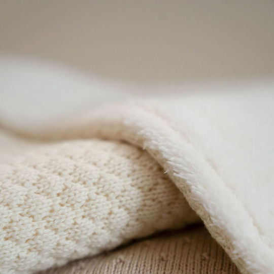 Little Dutch Blanket Knitted White 110x140cm