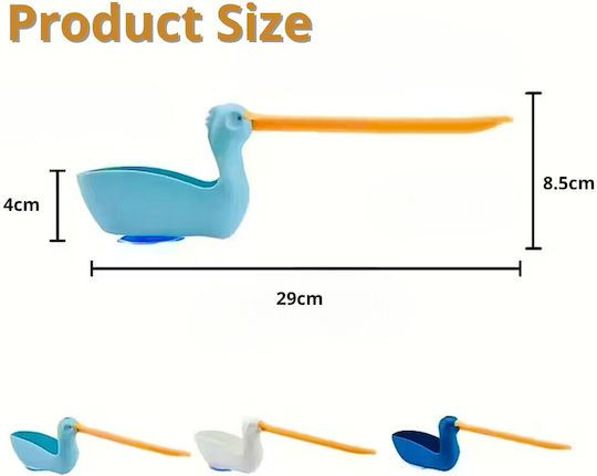 Uncle George Uncle George Kitchen Sink Organizer Sponge Holder Plastic Blue 29x8.5x8.5cm