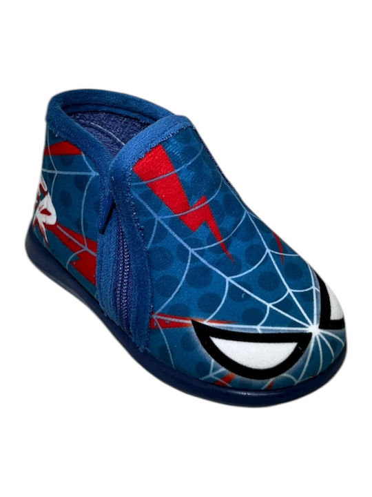 Anatomic Kids Slippers Boots Blue Spider-man
