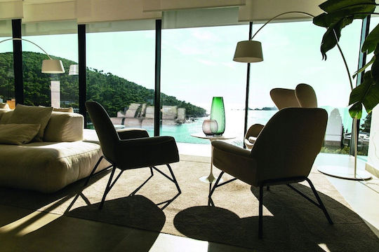 Zwiesel Glas Διακοσμητικό Βάζο Κρυστάλλινο Καφέ