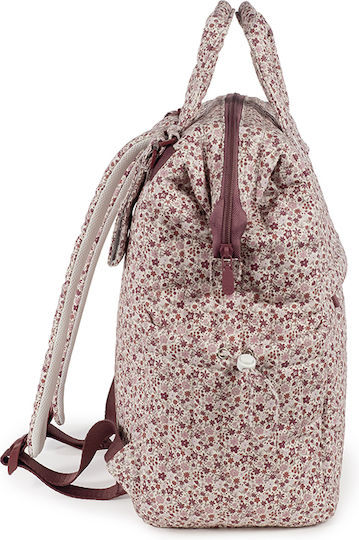 Pasito a Pasito Diaper Bag Burgundy 29x40x17cm.