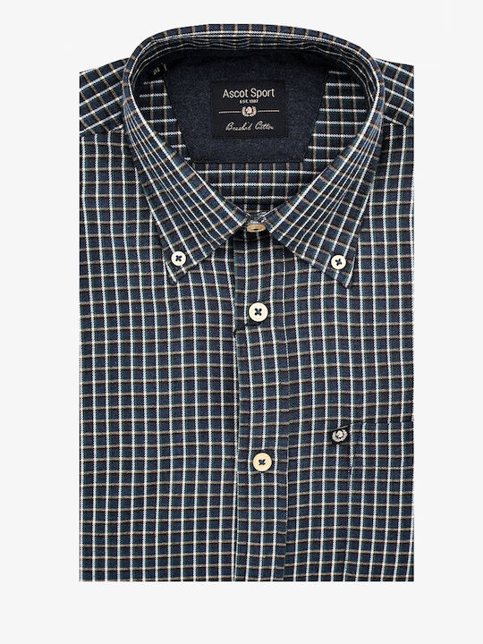 Ascott Bumbac Cămașă Navy Blue