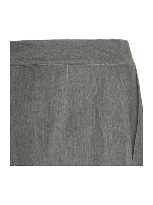 Γυναικείο Υφασμάτινο Παντελόνι Dark Grey Melange