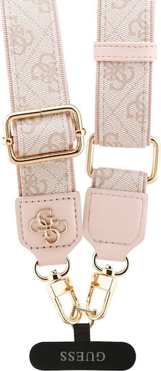 Guess Crossbody Strap Каишка за китката за мобилни телефони Розов