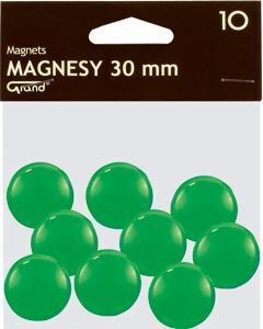 Große Dekorative Magnete 30mm Grüne 10 Stücke Grand