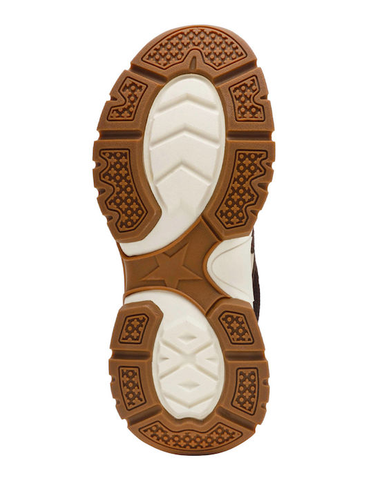 Ample Women's Brown Beige Sneakers