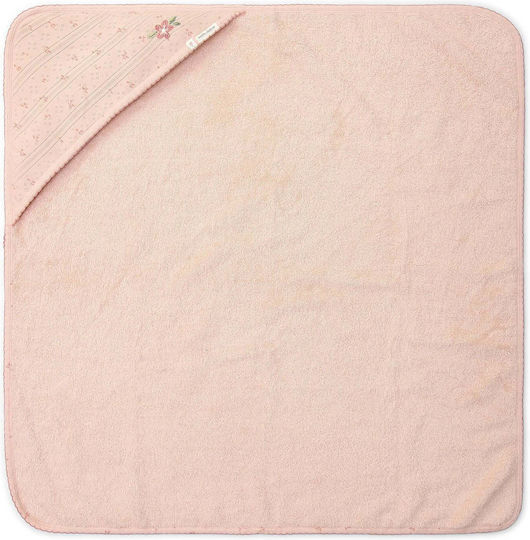 Little Dutch Baby Bathrobe Hooded Pure Blossom 75x75cm