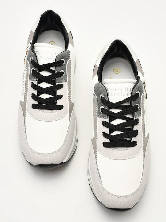 Sneakers White With Gray