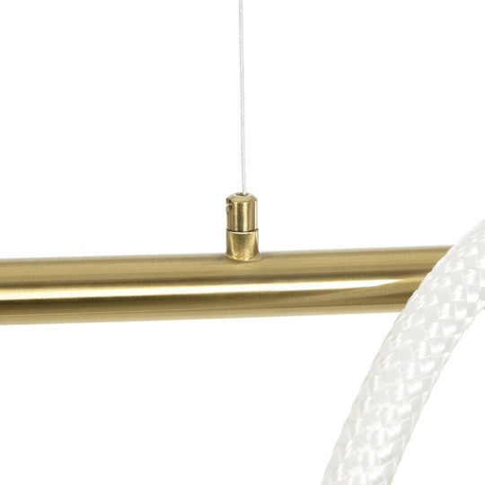 kelvo Glow Pendant Light White 180x30x40cm