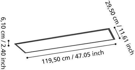 Eglo LED Panel 119.5x29.5εκ. Eglo LED Panel 119.5x29.5εκ.