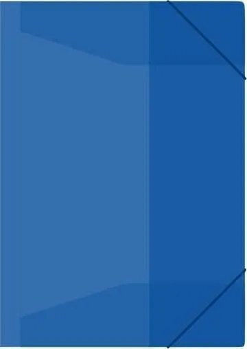 Ordner mit Gummiband und Ohren für Papier A4 Blau