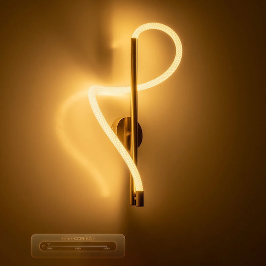 kelvo Lamp Wall with Integrated LED and Adjustable White Light 15x70cm