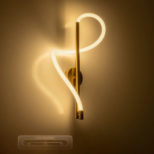kelvo Lamp Wall with Integrated LED and Adjustable White Light 15x70cm
