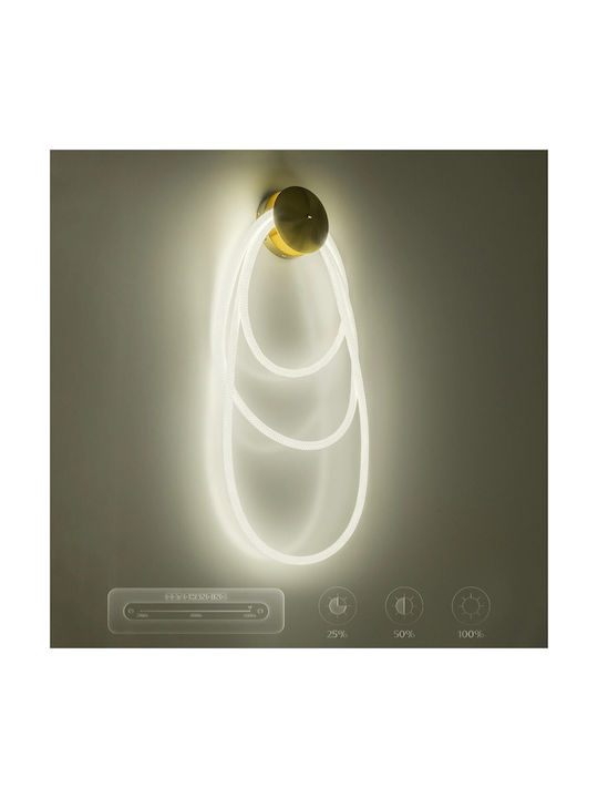 kelvo Lamp Wall with Integrated LED and Adjustable White Light 15x110cm