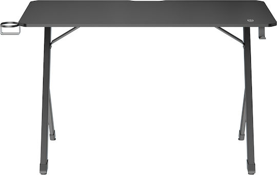 Spielbüro Rs102 Holz Black mit LED & USB-Anschlüssen 120x60x75cm