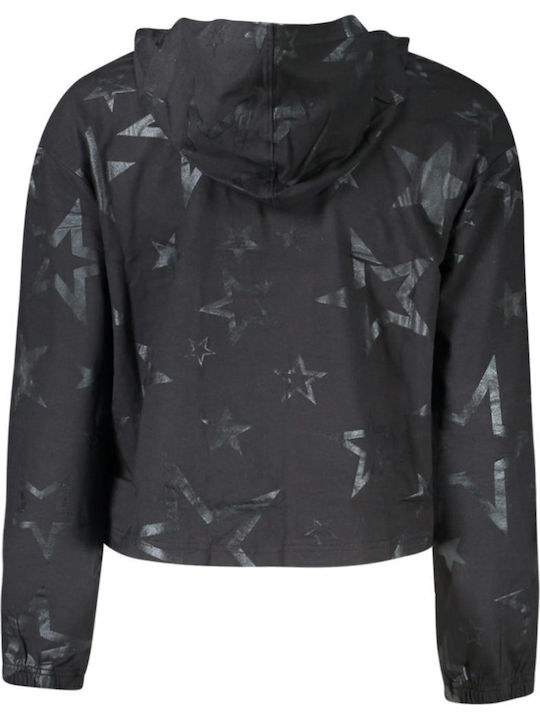 Bluza Cu Glugă Pentru Copii Neagră