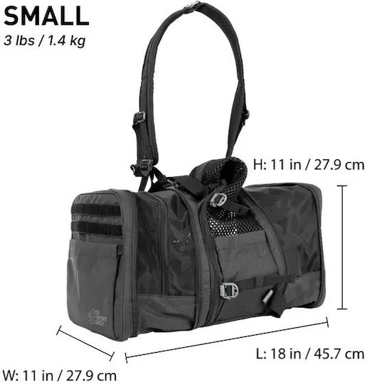 K9 Sport Sack Dog Carrying Black Handbag for 13kg Pets
