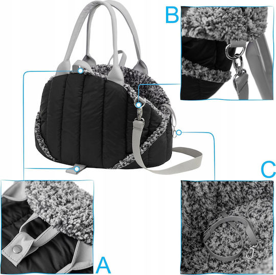 Doggy Dolly Tasche für Hunde / Katzen Schwarz
