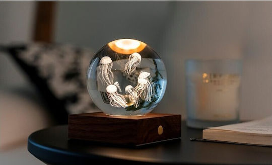 Gingko Φωτιστικό LED Ρυθμιζόμενο Λευκό Crystal Ball Gingko Φωτιστικό LED Ρυθμιζόμενο Λευκό Crystal Ball