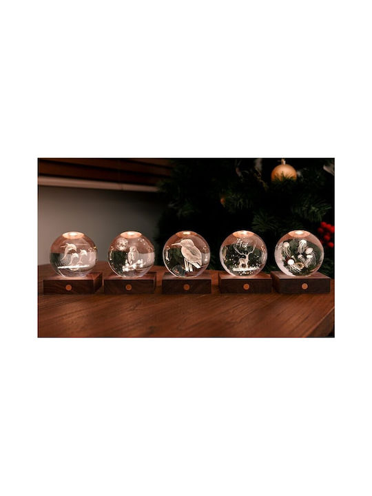 Gingko Decorative Lamp Crystal Ball Multicolour