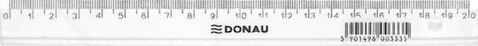 Donau Rigla Plastică Transparentă 20cm