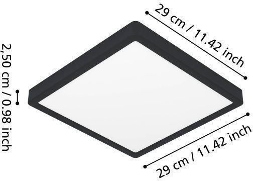 Eglo Luminiță De Tavan Montată Pentru Baie 29 Cm LED Integrat Eglo Luminiță De Tavan Montată Pentru Baie 29 Cm LED Integrat
