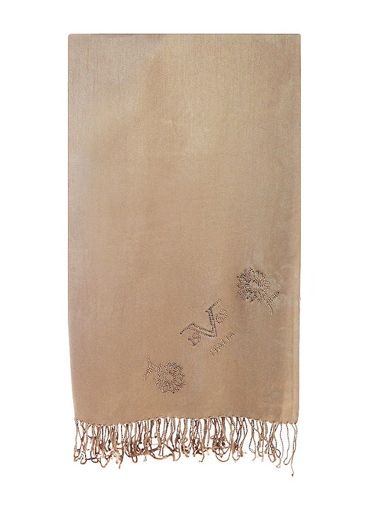 Women's Wool Scarf Ecru