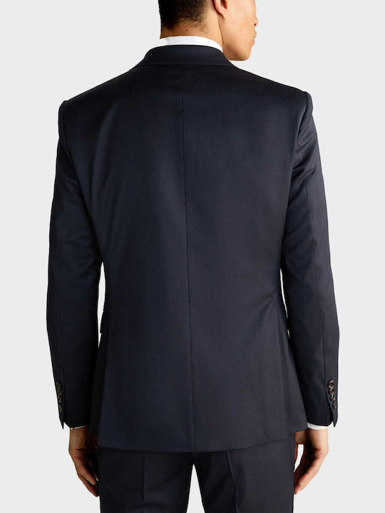 Herby Men's Suit with Slim Fit Blue