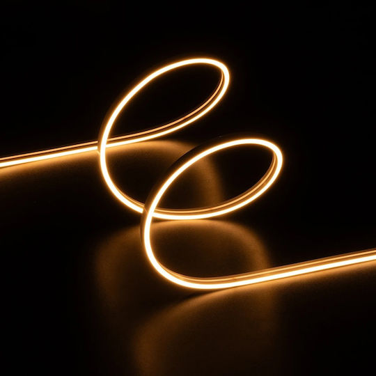 kelvo Waterproof LED Strip 48V Warm White Light 1m Neon Flex